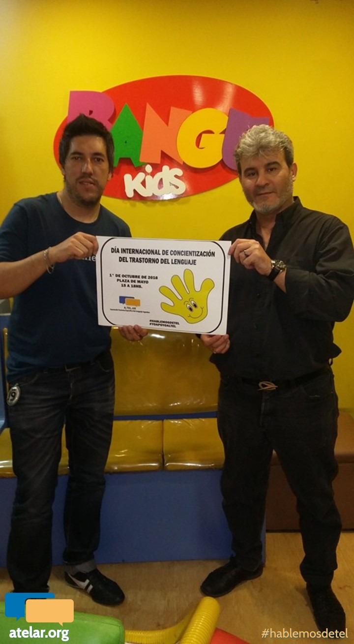 Bangu Kids difundiendo el Día Internacional de Concientización del Trastorno del Lenguaje