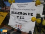 A.TEL.AR #hablemosdetel en Plaza de Mayo 38